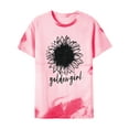 thumbnail image 3 of XCHQRTI Sunflower Shirts for Women Graphic Short Sleeve Tshirts Casual Summer Tee, 3 of 7