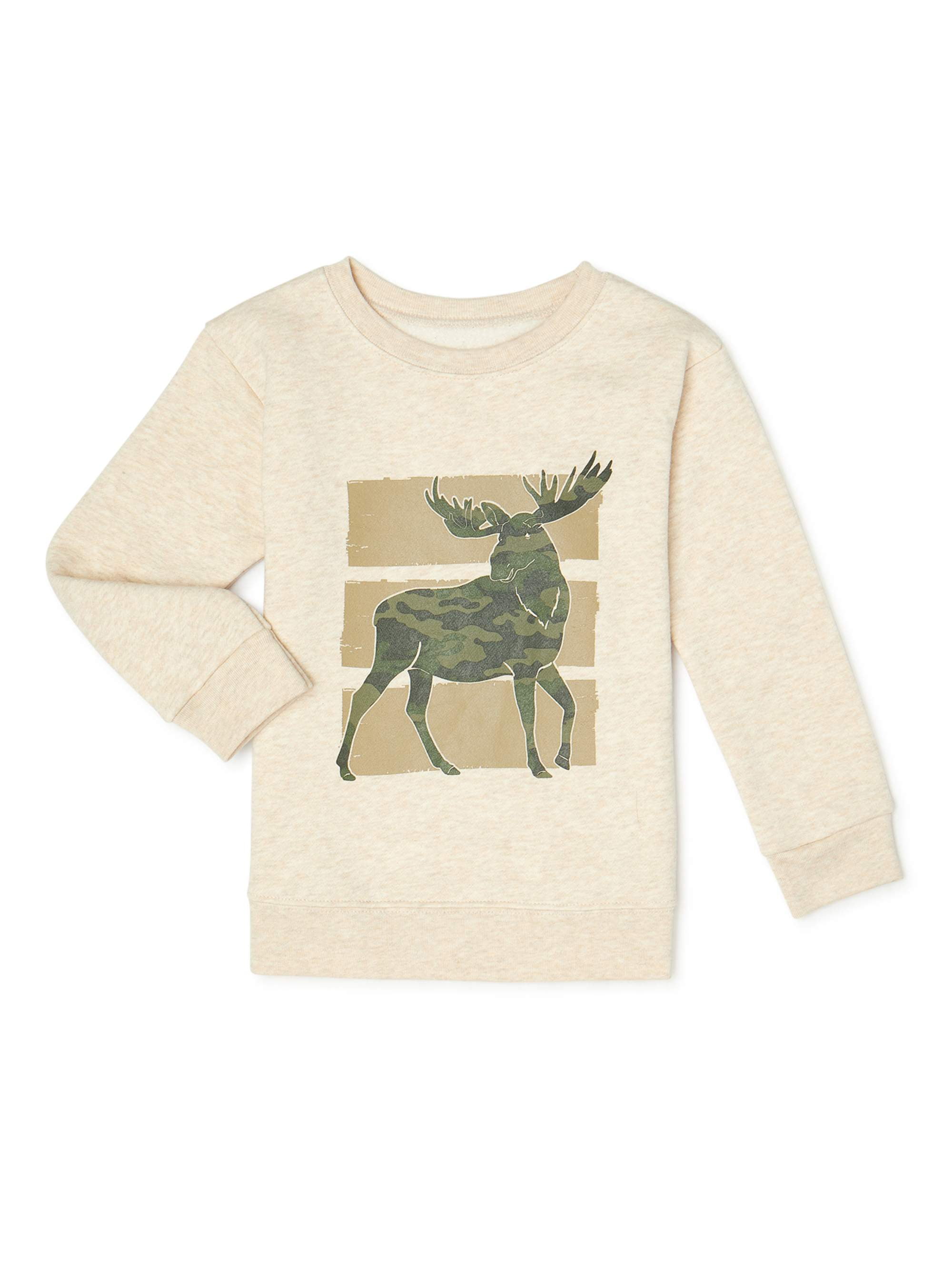Baby Boy and Girl Winter Moose Cashmere Sweater Jacket 18m-5t