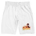 thumbnail image 4 of Fantastic Beasts: The Secrets of Dumbledore NIfflers Men's White Lounge Shorts-Large, 4 of 5