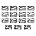 thumbnail image 2 of Miangastore 15Pcs DIY Hair Braid Cuffs Hollow-out Hair Rings Dreadlocks Jewelry (Silver), 2 of 9