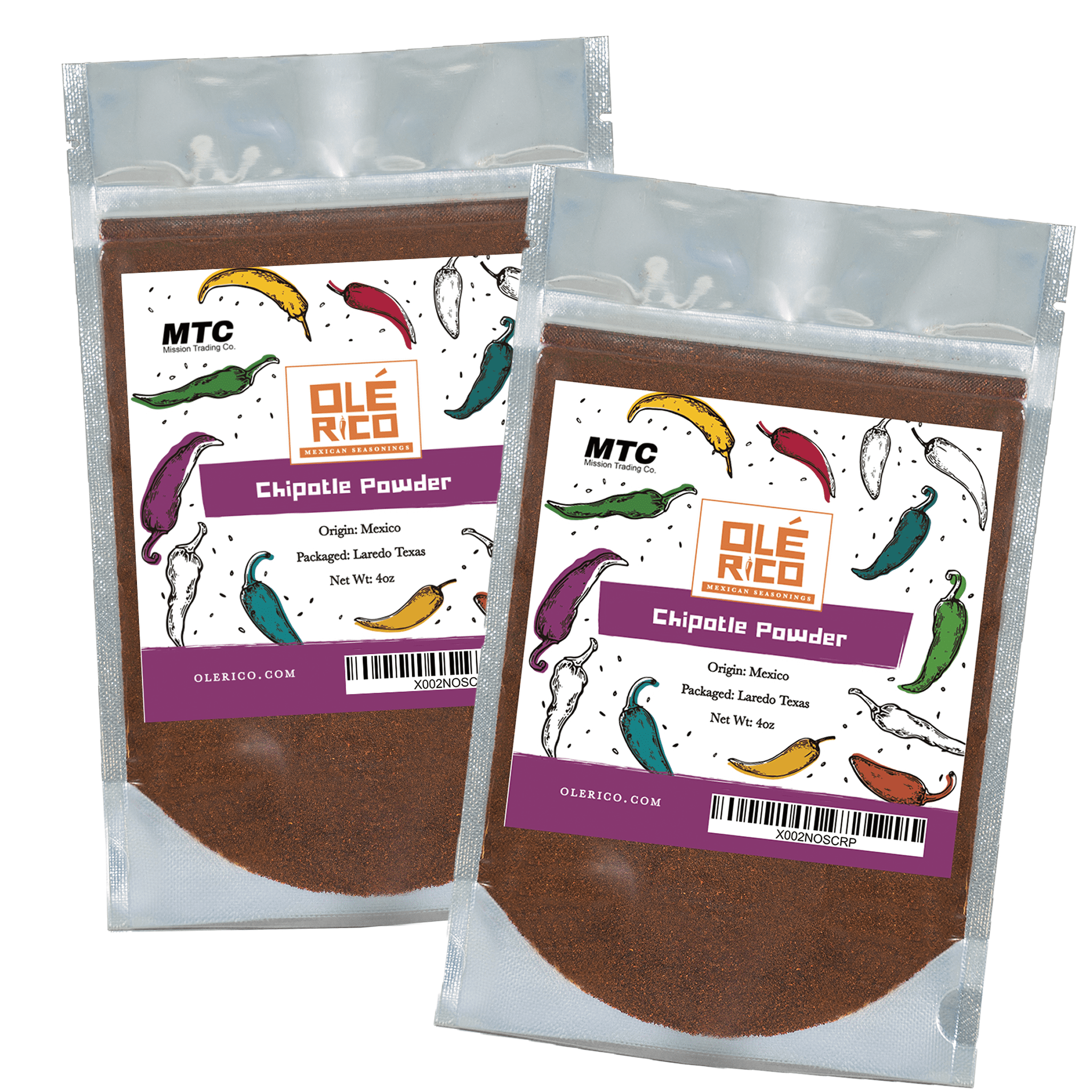 Chipotle Chile Powder 2 Pack by Ole Rico