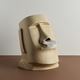 thumbnail image 4 of Pañuelos desechables con forma de estatua Moai de la Isla de Pascua, caja de papel higiénico decorativa, servilletero, facial Beige, 4 of 8