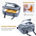 thumbnail image 3 of Insulated Casserole Carrier for Hot or Cold Food with Heat-resistant Mat, Dish Carrier, Foil Pan Fits 9" x 13" Baking, 3 of 4