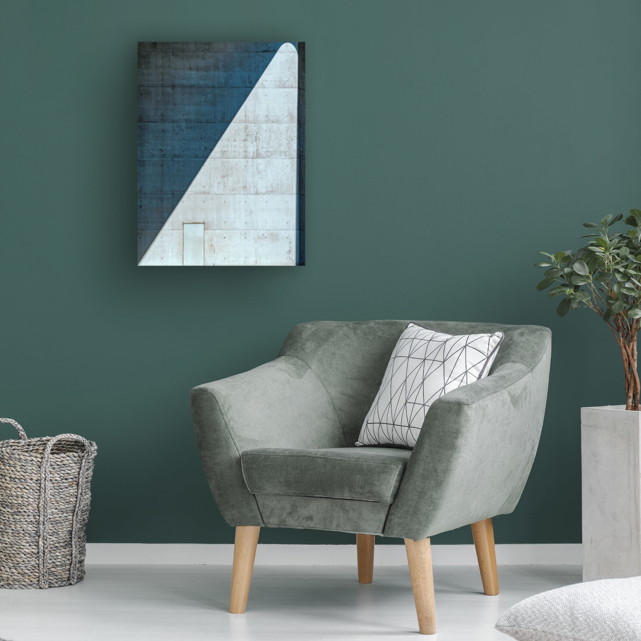 Canvas Wall Art - Andreas Bauer 'Enlightened Door' Wall Art for Living Room, Bedroom, or Office Décor by Trademark Fine Art - 35 x 47 Inches