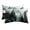 Gray, Black, White, variant on Chaise Lounge Headrest Pillow 1 Pack, Dark Green Forest Waterproof Chair Pillows with Insert & Adjustable Elastic Strap for Beach Pool Recliner, Nature Mountain Pine Tree Vintage Outdoor Patio Pillow