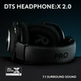 thumbnail image 3 of Logitech G Pro X SE Wired Gaming Headset: Blue VO!CE Detachable Boom Mic, DTS 7.1, 50 mm Drivers, USB/3.5mm Aux, USB DAC Included, for PC, Xbox, PS5, PS4 - Black, 3 of 9