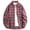 #045-Red, variant on Handshe Men's Vintage Plaid Shirt, Long Sleeve with Button Front, Classic Fit for Casual and Daily Use
