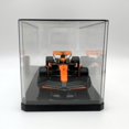 thumbnail image 3 of arctrm 1:24 Clear Acrylic Display Case Countertop Box Display Box Organizer Transparent Black, 3 of 8