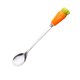 thumbnail image 1 of Cuchara de acero inoxidable con mango de cerámica para rábano, cubiertos para café, postre, cuchara de mango largo, 1 of 7