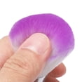 thumbnail image 4 of 2 piezas de limpiador de pinceles en polvo para quitar el polvo de las uñas suaves para pinceles de acrílico y maquillaje en polvo (rosa, morado), 4 of 5