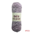 thumbnail image 1 of Hilo de terciopelo tejido de ganchillo DIY bufanda itinerante zapatos muñeca manta grosor hilo cálido 4 Piezas Scienceny HA2981-04B, 1 of 4