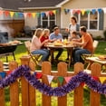 thumbnail image 5 of Independence Day Colorful Star Ribbon Red White Blue Plastic 5-Point Stars Party Decoration for Wreaths, Gift Wrapping, Venue Decor, 1 Ribbon, 5 of 5
