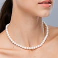 thumbnail image 3 of ANGARA 6-7mm, 16" Freshwater Cultured Pearl Single Strand Necklace in 14K Yellow Gold for Women | June Birthstone, Birthday, Anniversary, Jewelry Gift for Women | Pearl Necklace, 3 of 8