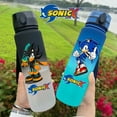 thumbnail image 2 of New Sonic Hedgehog Outdoor Sports 650ML Large Capacity Cartoon Portable Plastic Water Bottle Drinking Cup Student Birthday Gift, 2 of 9
