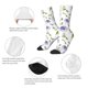 thumbnail image 4 of Balery Purple Chicory Calcetas Largas con Estampado para Hombre y Mujer – Suaves y Transpirables, Talla Única (US 5-11), 4 of 6