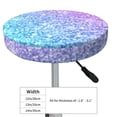 thumbnail image 4 of Balery Multicolor Glitter Velvet Round Bar Chair Cushion Cover Adjustable, Protects From Scratches And Stains, Soft & Washable Ideal For Wooden And Metal Stools - 13 Inch, 4 of 7