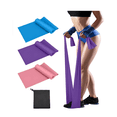thumbnail image 2 of Bandas Elásticas De Resistencia Ejercicio Fitness Yoga 3pcs  Malubero rosa morado azul, 2 of 5