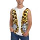 thumbnail image 1 of Balery Leopard Gnomes Camisetas sin mangas para hombre, absorbe la humedad y protege contra el mal olor.-Medium, 1 of 7