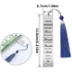 thumbnail image 3 of Inspiring bookmarks with pompom, metal rule, motivation bookmark for graduation, gifts for book lovers, 3 of 5