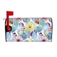thumbnail image 2 of Lsque Cactus1 Mailbox Cover Standard Size ,Magnetic Mailbox Covers Post Wraps Letter Box Cover -21x18 in, 2 of 9