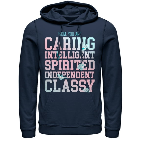 Men's Disney Princesses Mom You Are Everything  Pull Over Hoodie Navy Blue Medium