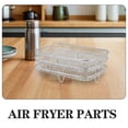 thumbnail image 3 of SEWACC 1 Set Stainless Steel Air Fryer Cooking Rack For Family Gathering And Friends, 3 of 7