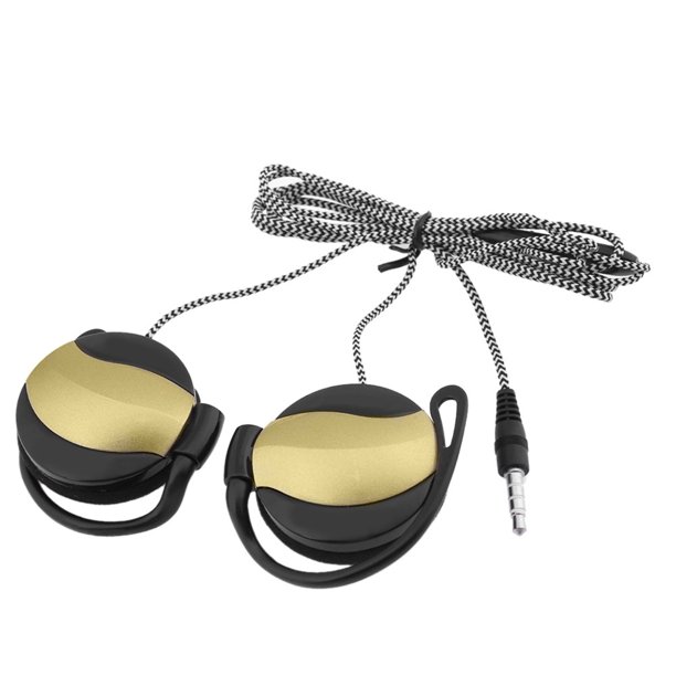 Gancho Deportivo Para La Oreja Estéreo Acolchado Auriculares Sobre La Oreja Auriculares Con Cable Trenzado Control De Micrófono Vogacara EL017218-03