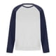 thumbnail image 4 of pstuiky camisas de manga larga para hombre, Camiseta de cuello redondo para hombre, de manga larga y color combinado, blusa de cuello redondo y manga larga camisetas de hombre xxl, 4 of 6