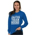 thumbnail image 4 of US Air Force USAF Faster Than Sound Long Sleeve TShirt Men Women Brisco Brands S, 4 of 6