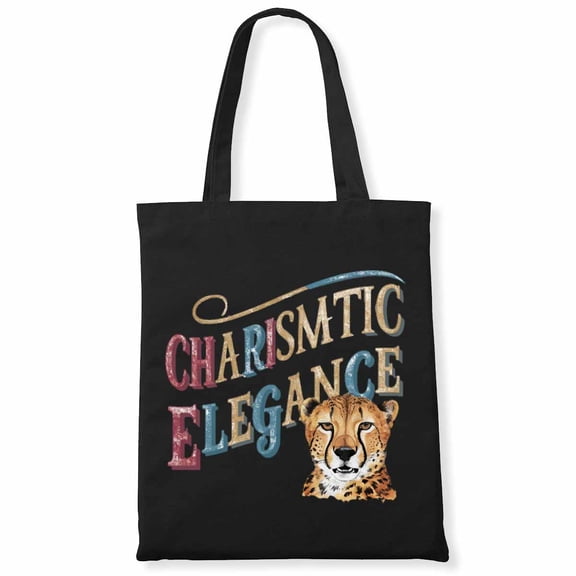 Kids Cheeky Cheetah Chuckles Toddler Boys Halloween Kids Theme Birthday Party Canvas Bag 1Pc