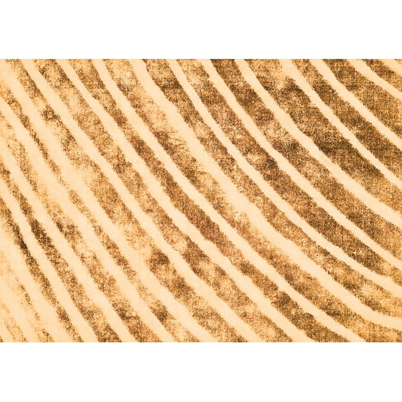 Ahgly Company Indoor Rectangle Abstract Orange Modern Area Rugs, 8' x 12'