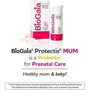 BioGaia Protectis MUM | Prenatal Probiotic | Helpful for Mom & Baby | Support Baby's Developing Digestive & Immune Systems | Boosts Mom's Immune Defenses & Promotes Good Digestive Health | 30 Count