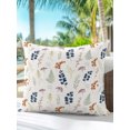thumbnail image 6 of Outdoor Pillows Waterproof, Spring Floral Bedding Throw Pillows with Insert for Couch Sofa Bed, Berry Farmhouse Flowers Elegant 16x16 Inch Pillowcases Decorative Camping Patio Pillow Set of 1, 6 of 8