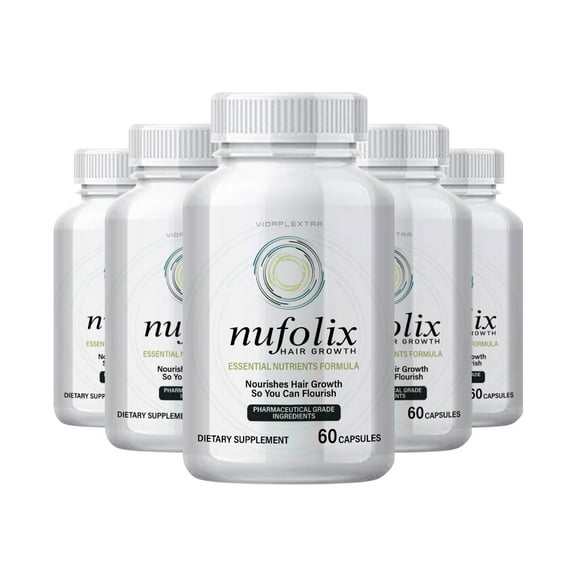 (5 Pack) Nufolix - Nufolix Advanced Hair Growth Capsules