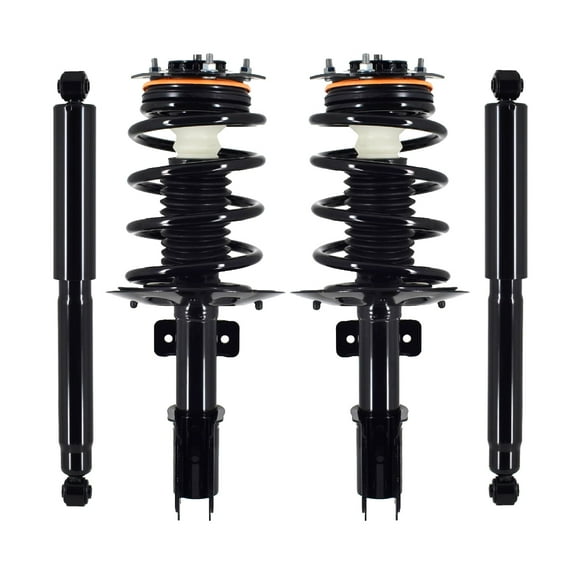 Set 4 Front Quick Complete Strut - Rear Shock For 2005 - 2007 Buick Terraza