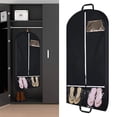 thumbnail image 2 of Heavy-Duty Garment Bag - Home, Dustproof, Closet Wardrobe Organizer, Dress Coat Shirt Hanging Bag with 2 Pockets, Handles, 2 of 8