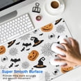thumbnail image 4 of Long Mouse Pads for Desk,Halloween Witch Hats Pumpkins and Spider Webs Desk Mats on Top Of Desks, Desk Mouse Pad Extra Large with 3mm Non-Slip Base and Stitched Edge for Gaming,Work,Home 31.5x11.8in, 4 of 4