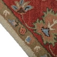 thumbnail image 6 of Rugsotic Carpets Hand Tufted Wool Eco-Friendly Area Rugs - 6'x6', Octagon, Beige Red, Modern Contemporary Design, High Pile Handmade Anti Skid Rugs for Living Room, Bed Room (K00106), 6 of 6