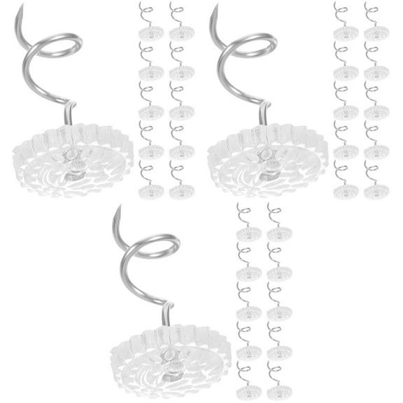 3 Count Furniture Tack Rug Tape Decorative Spiral Pins Couches Sofas