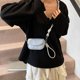 thumbnail image 3 of Bolso de mano pequeño cuadrado de verano, estilo coreano, de alta gama, moderno y sencillo, tipo mensajero, de nicho., 3 of 5