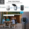 thumbnail image 3 of PinesC Smart Outdoor Socket IP66 Waterproof Wifi Socket, Voice/Remote Control, Schedule/Automatic Control Based on Temperature/Humidity Smart Outlet, Google Compatible, CE, Ros, 3 of 5