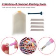 thumbnail image 3 of Cuadros Decorativos 6 piezas de taladro de punto bandeja de placas de abalorios DIY 5D accesorios de herramientas de pintura de diamantes Ehuebsd Nuevos Originales, 3 of 5