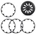 thumbnail image 1 of 4Pcs Wheel Rim Protector Kits, 21Inch ABS PC Plastic Anti Scratch Rim Guard Decoration Ring, Replacement for Ü berturbine Wheel, 1 of 7