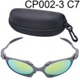 thumbnail image 1 of Gafas de sol polarizadas para ciclismo de montaña para hombre, lentes de Metal para pescar, UV400, C3-5 qiuyongming unisex, 1 of 2