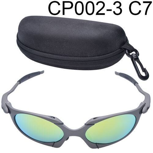Gafas de sol polarizadas para ciclismo de montaña para hombre, lentes de Metal para pescar, UV400, C3-5 qiuyongming unisex