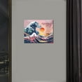 thumbnail image 7 of TISHIRON Paint by Numbers Kit for Kids & Adults Beginner - 16" x 20" Ocean Wave DIY Paint by Numbers Kits with 3 Paintbrushes and Acrylic Pigment - The Great Wave Off Kanagawa(Frameless), 7 of 7