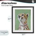 thumbnail image 4 of Stupell Industries Contemporary Glam Cheetah with Jewels Black Framed Print Under Glass, 13 x 16, by The Prints Vibe, 4 of 8