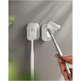 thumbnail image 1 of shiyou-Wall Mounted Toothbrush Holder with Protective Lid 3 Pcs, Dustproof & Waterproof Toothbrush Covers for Electric and Manual Tooth Brushes, Compact Toothbrushes Hanger, 1 of 4