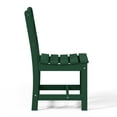 thumbnail image 4 of WestinTrends Ashore Outdoor HDPE Patio Classic Armless Dining Side Chair, Dark Green, 4 of 9