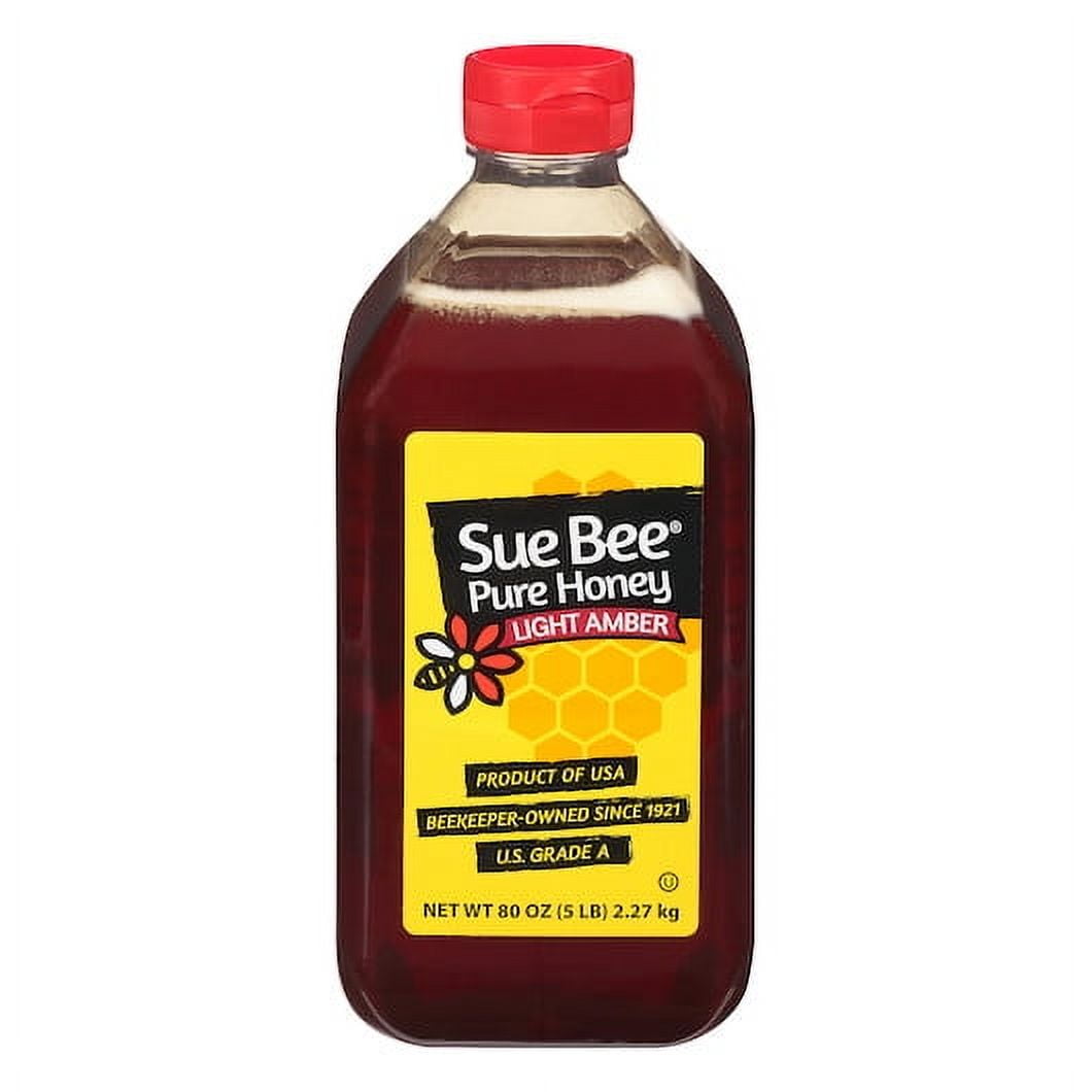 Sue Bee Light Amber Honey Bulk, 5 Pound, 6 Per Case